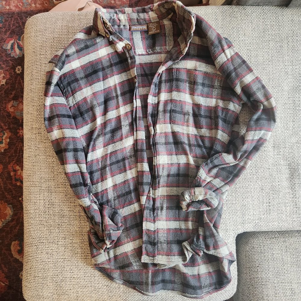 Blue Stream Outdoors Casual Flannel | Large | Soft & Great Condition